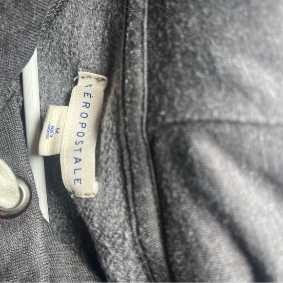 Aeropostale unisex Gray Hoodie size medium - Picture 8 of 10